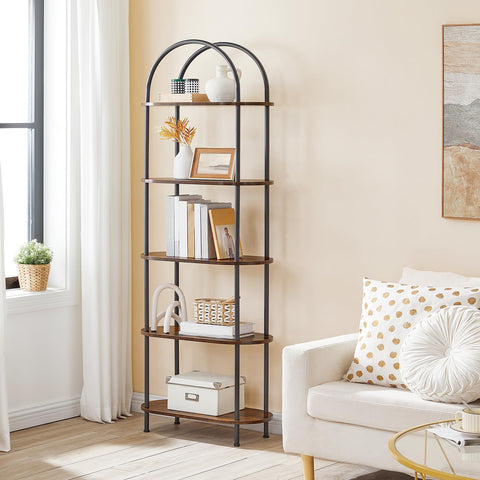HOOBRO arch design highlights sturdy metal frame and timeless silhouette.