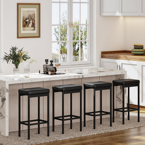 HOOBRO bar stools offer 265 lb capacity for versatile use around the home.