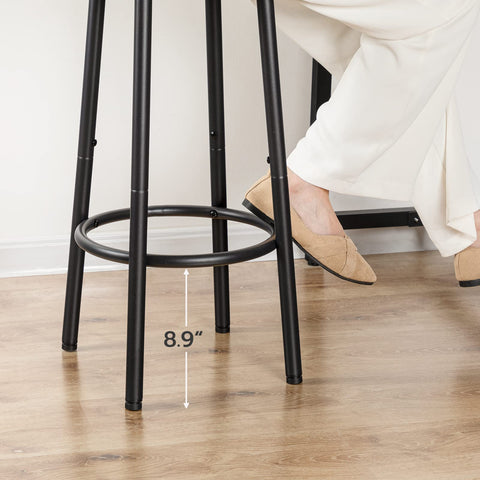HOOBRO Bar Stools assembly in minutes with numbered parts