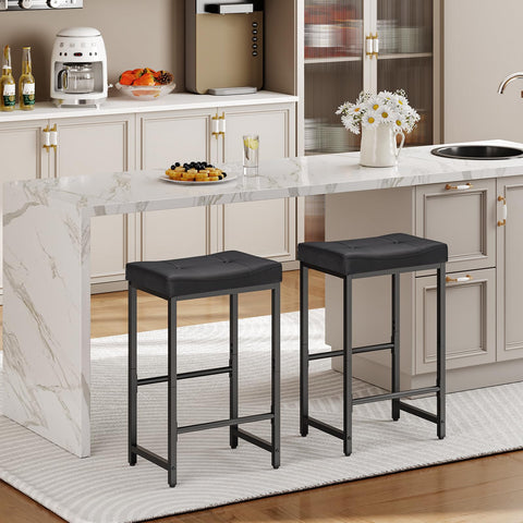 HOOBRO bar stools counter-height design supports relaxed posture