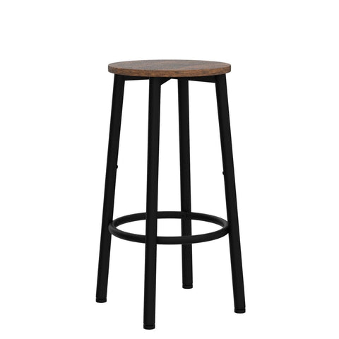 HOOBRO Bar Stools metal legs close-up shows thickened frame and footrest ring