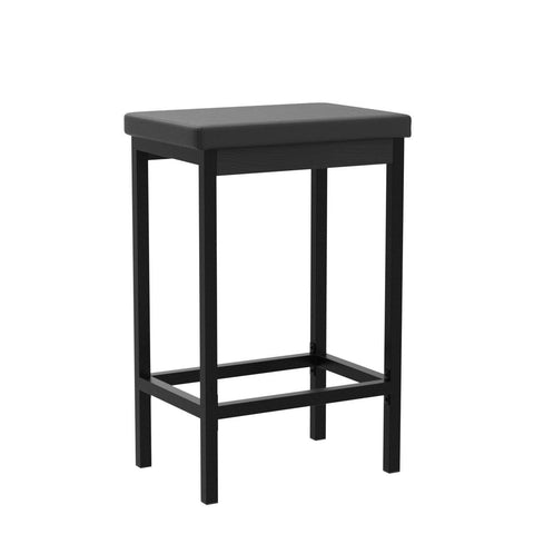 HOOBRO bar stools with modern black PU cover elevate dining and cafe setups.