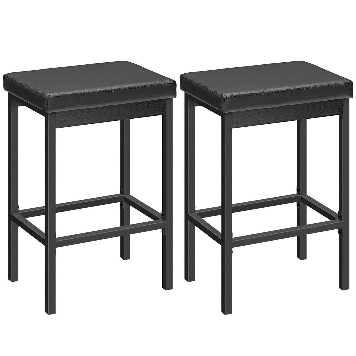 HOOBRO bar stool with soft-seat-padded cushion offers comfortable seating for meals.
