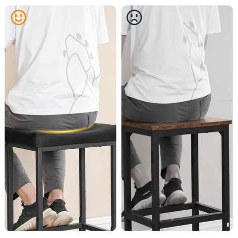 HOOBRO square tube design for durable bar stools