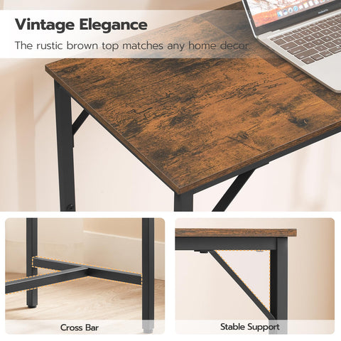 HOOBRO bar table used as console, keeps bags and keys organized.