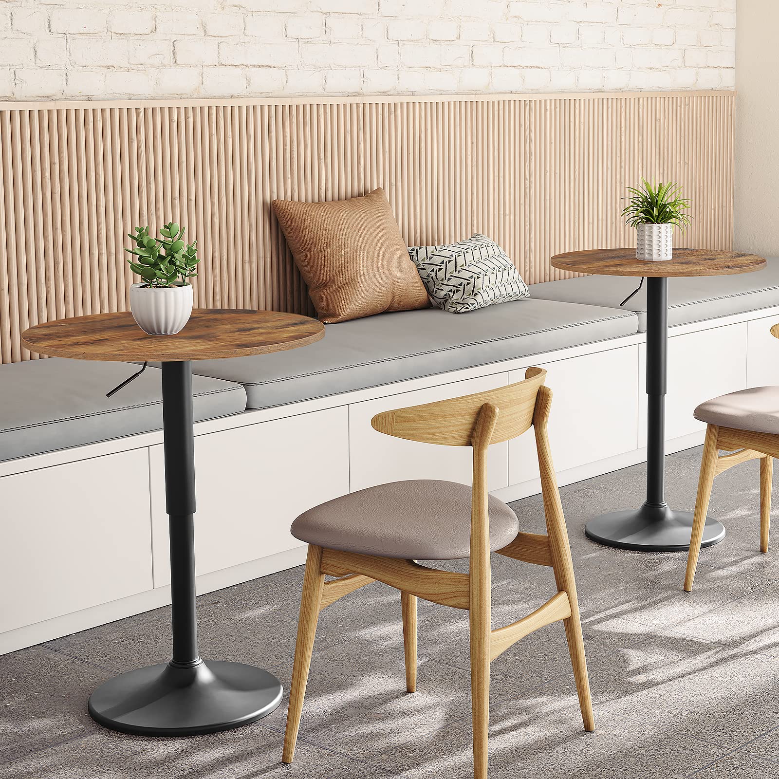 HOOBRO modern rustic black finish fits diverse interiors.