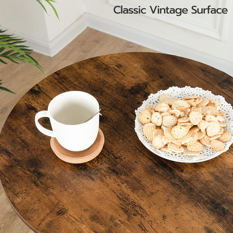 HOOBRO round pub table complements counters and seating areas.