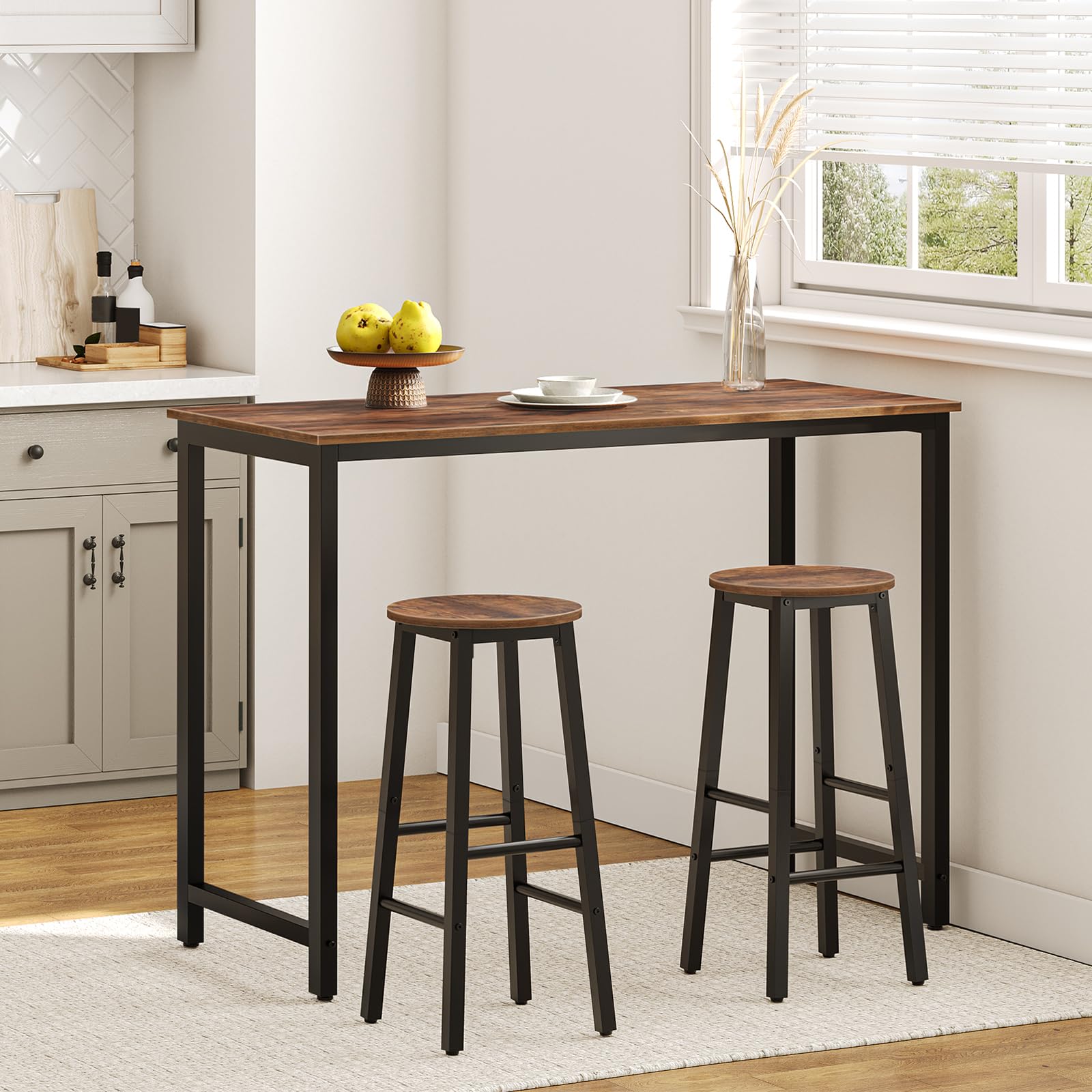 HOOBRO two-height footrests support different leg lengths for comfortable seating
