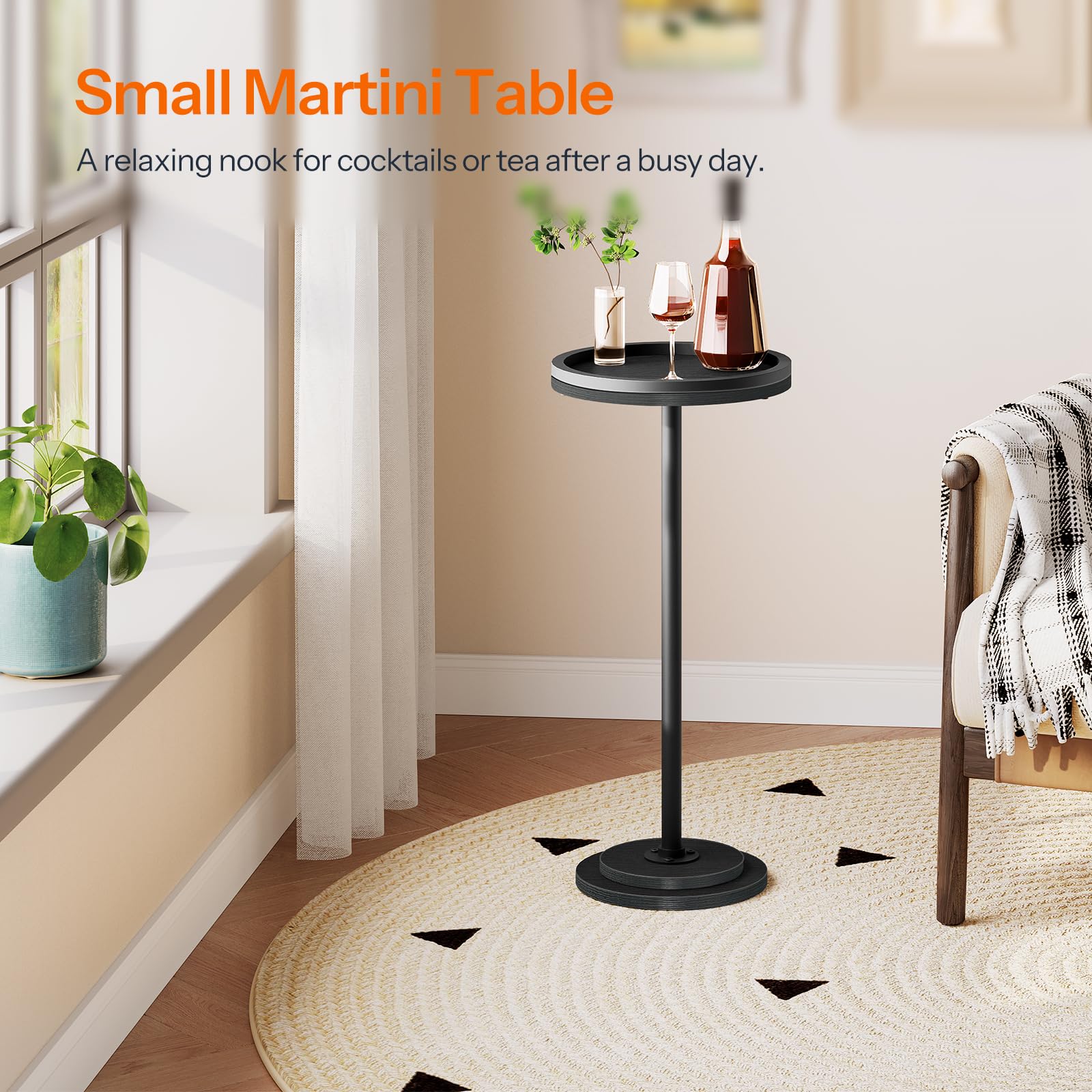 HOOBRO BB168BZ01 plant stand use on a small round table
