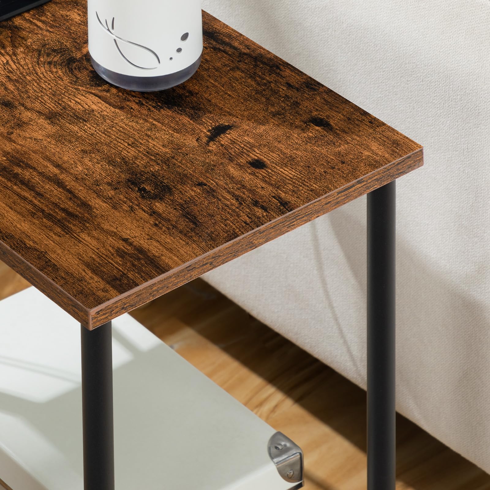 HOOBRO bedroom nightstand keeps essentials within reach