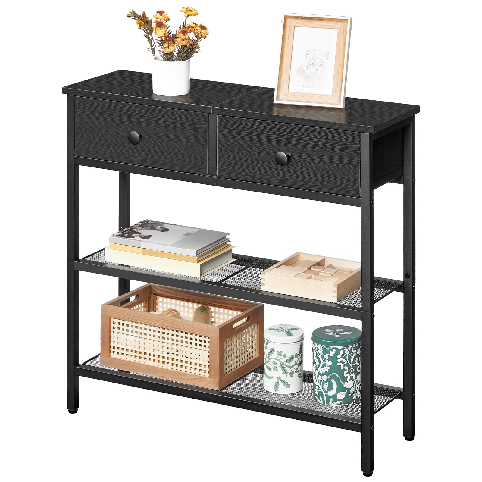 HOOBRO behind couch table styling offers versatile lightweight surface