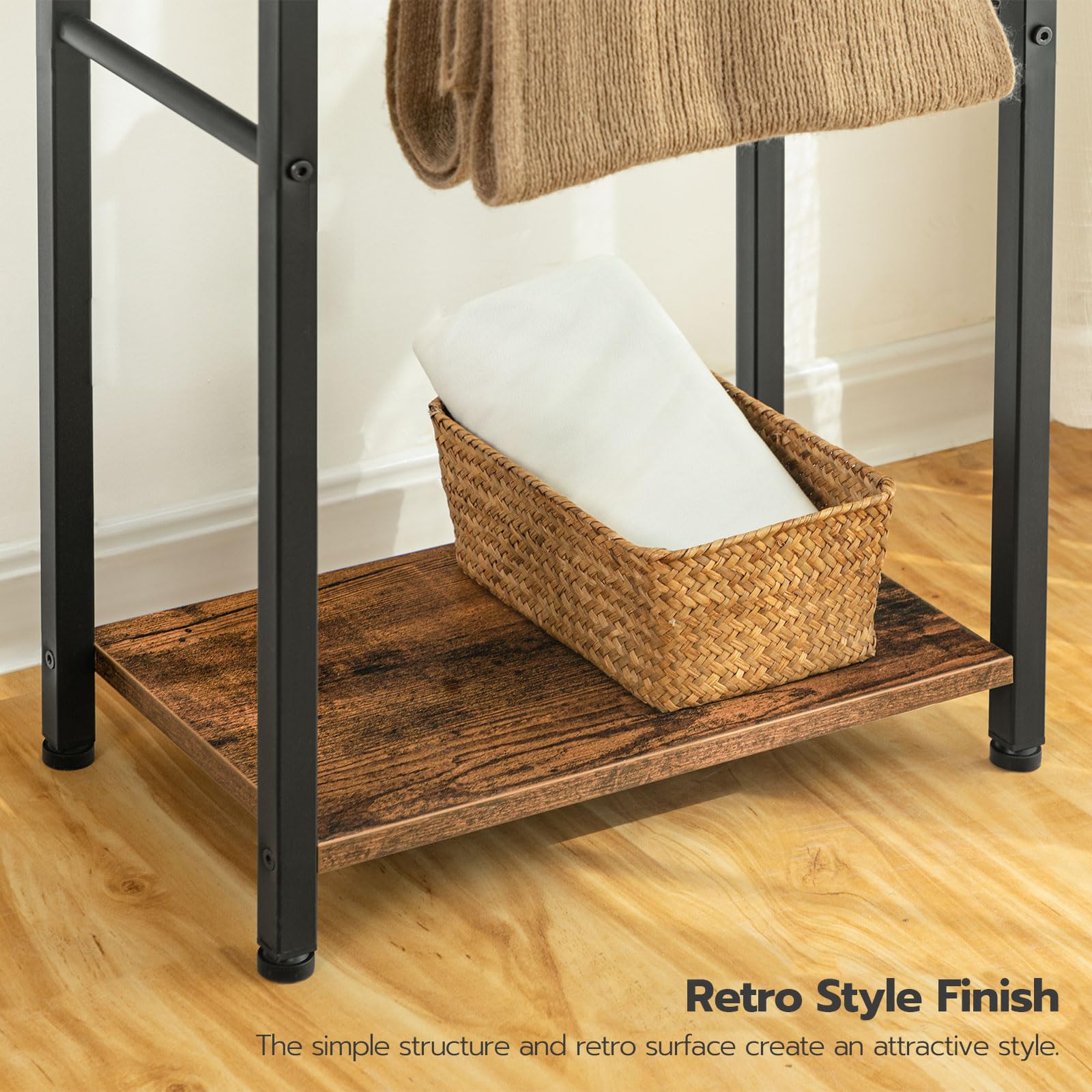 HOOBRO BF02LB01 versatile storage for towels, blankets, and more.