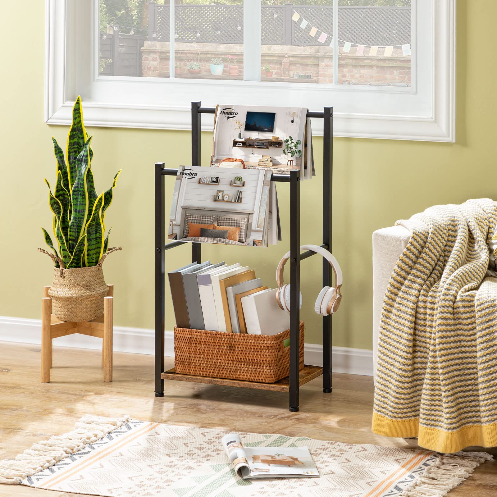 HOOBRO BF02LB01 space-saving design fits tight corners.