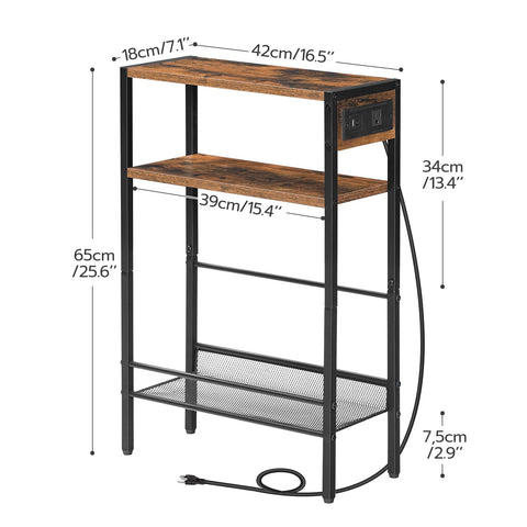 HOOBRO BF102UBZ01 top surface dimensions 16.5 by 7.1 inches