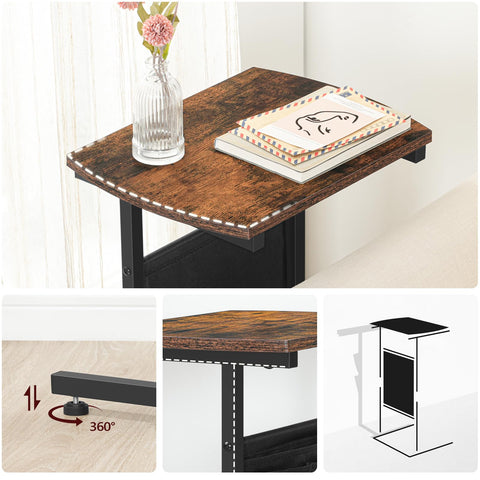 HOOBRO table ideal for living room and bedrooms for storage and surface space