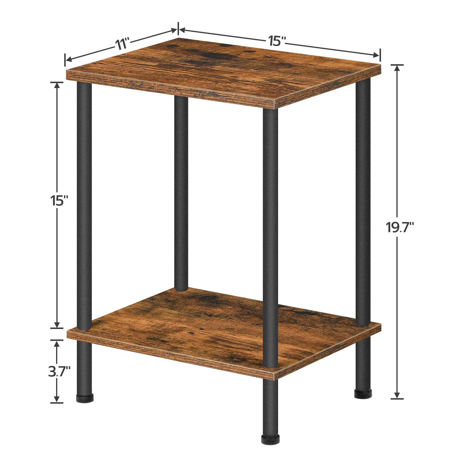 HOOBRO durable metal legs and particleboard panel for long-lasting use