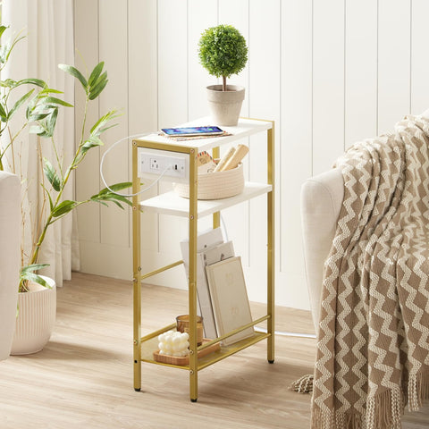 HOOBRO sturdy particleboard and metal construction supports daily use.