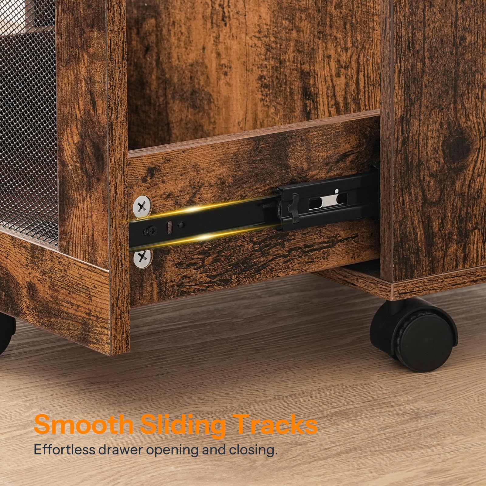 HOOBRO easy-install cabinet with numbered parts for quick setup