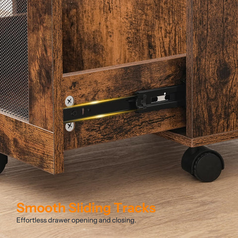 HOOBRO easy-install cabinet with numbered parts for quick setup