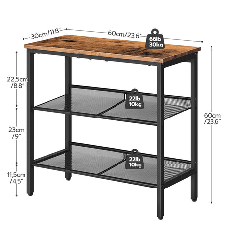 HOOBRO end table matte black frame adds modern contrast
