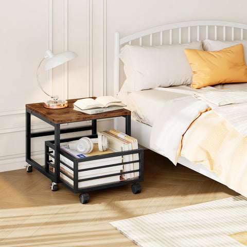 HOOBRO end table ergonomic design enables easy access and reduced bending