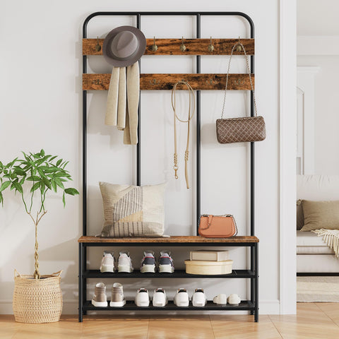 HOOBRO entryway coat rack anchors your foyer with functional design.