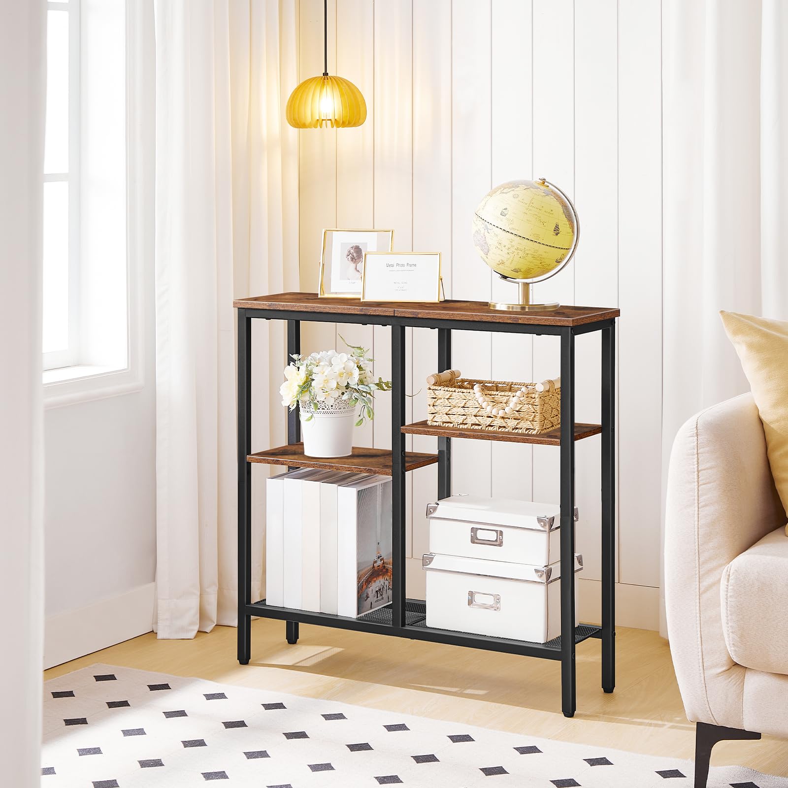 HOOBRO entryway table anti-tip device enhances stability and safety