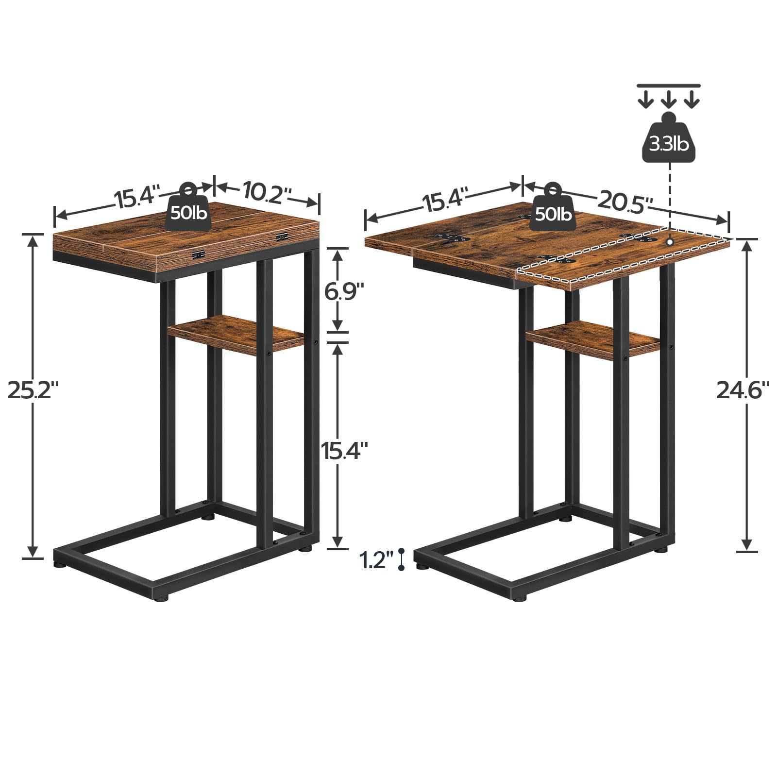 HOOBRO living-room setup shows durable construction and versatile use.