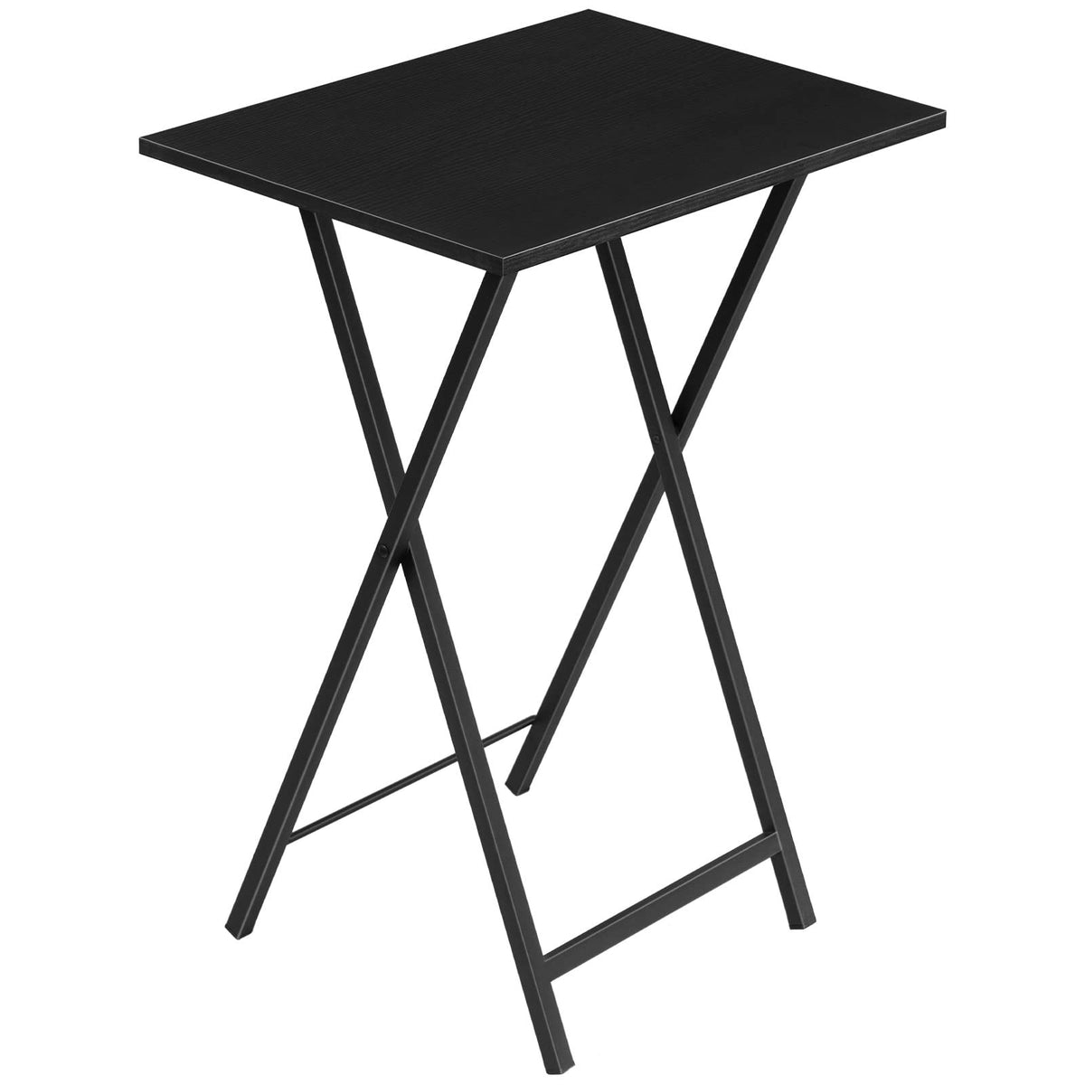 HOOBRO folding tv tray table beside sofa in compact design
