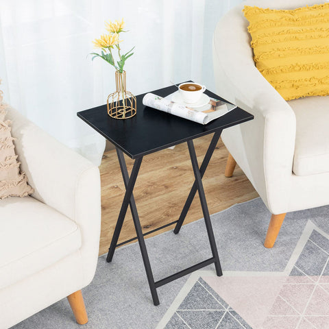HOOBRO tray table large surface suitable for snacks and laptop use