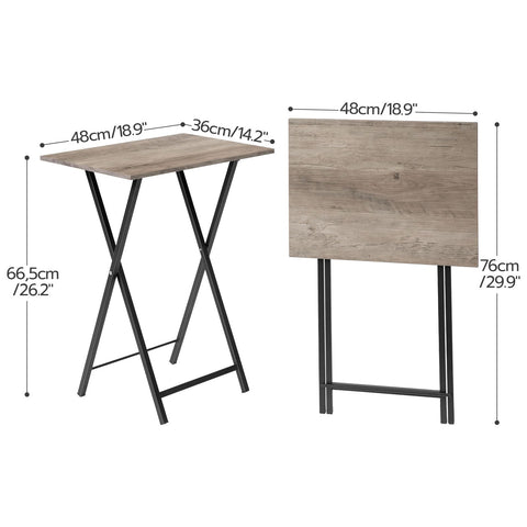 HOOBRO table with floor-protective pads on legs