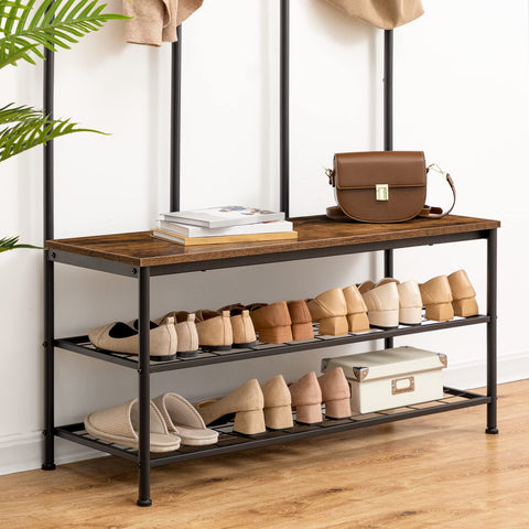 HOOBRO adjustable feet stabilize on uneven floors and protect surfaces.