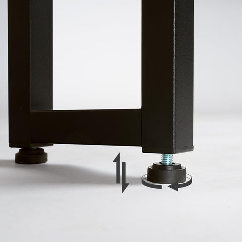 HOOBRO headboard four adjustable feet protect floors and keep the headboard level
