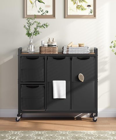 HOOBRO in a compact laundry corner demonstrates space-saving design.