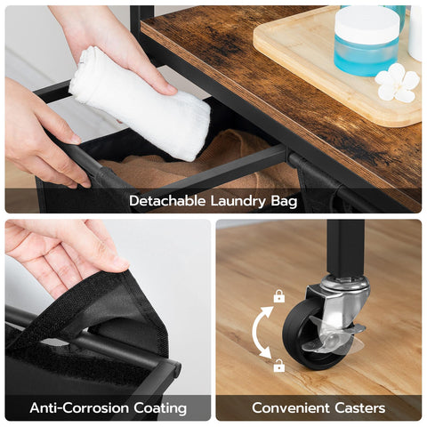 HOOBRO Oxford pockets hold socks and small items securely.