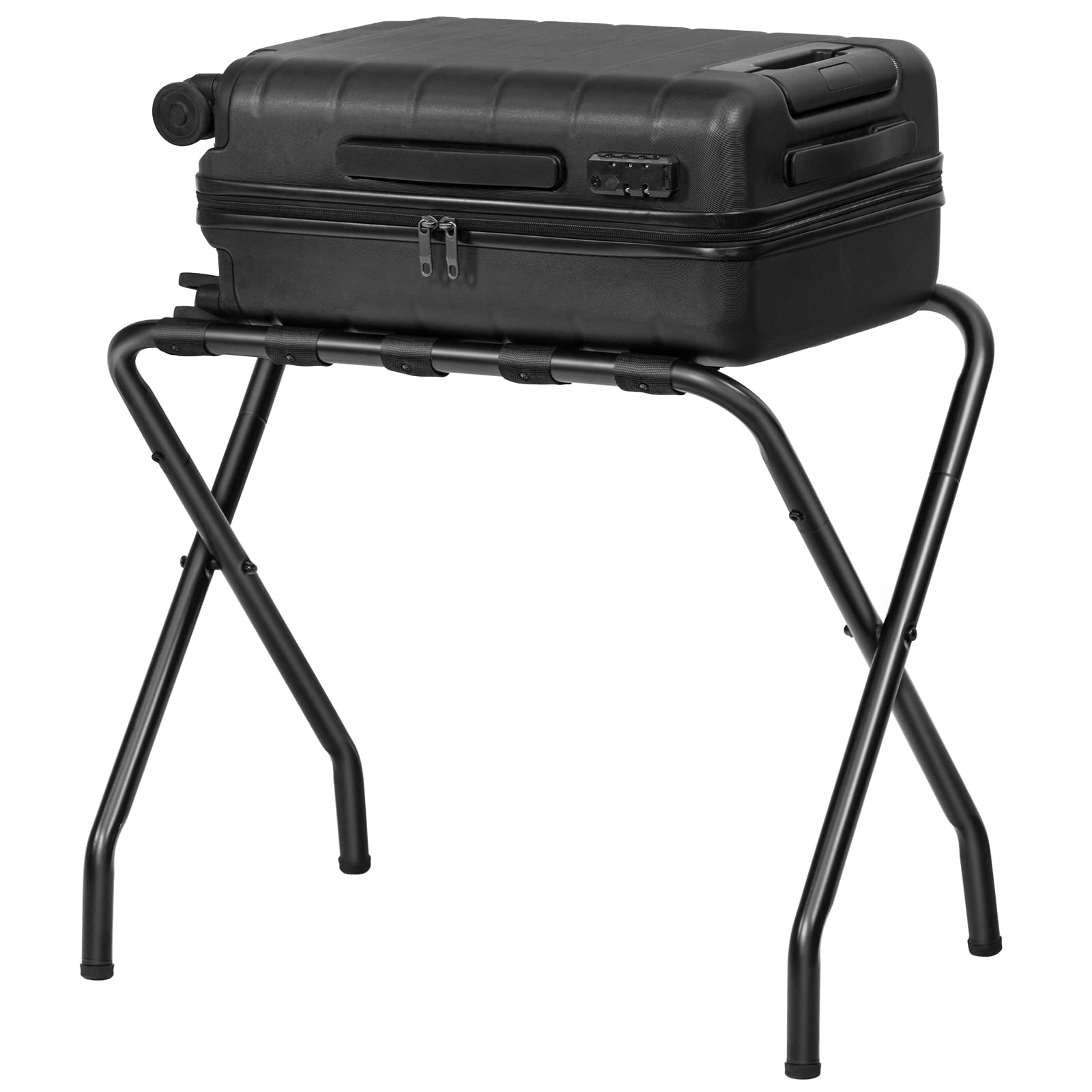 HOOBRO luggage rack sturdy steel-frame design for long-term use