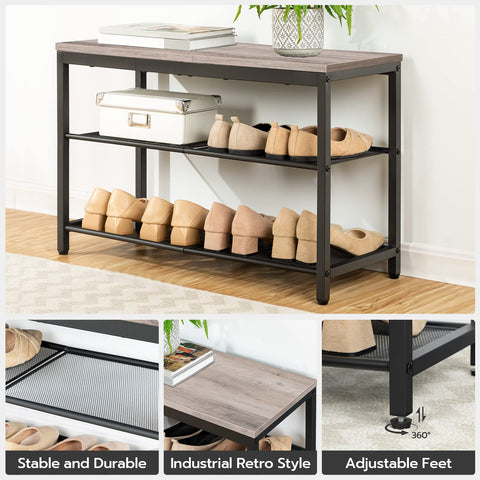 HOOBRO top surface supports up to 300 lb for easy seating