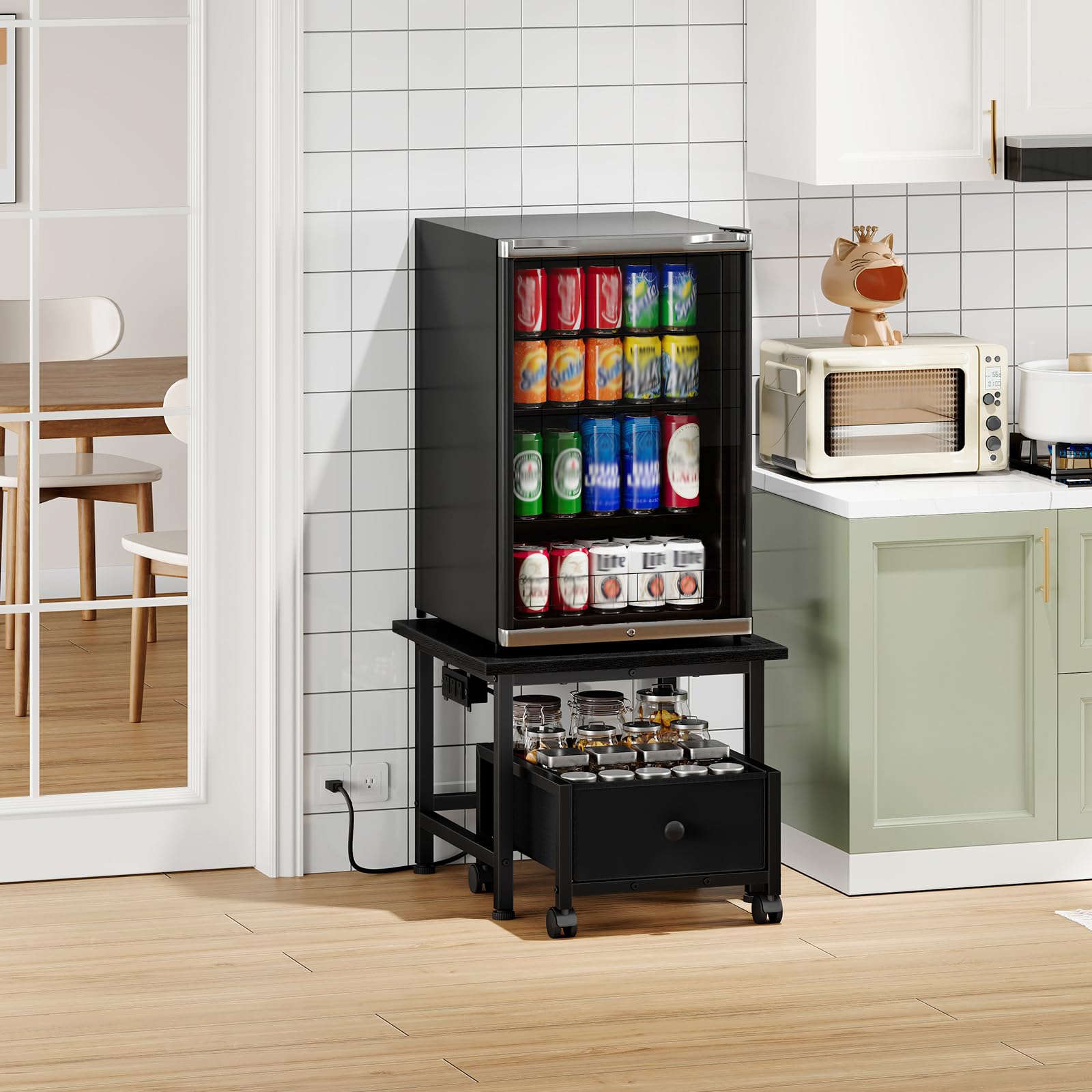 HOOBRO compact design fits tight spaces while elevating room aesthetics.