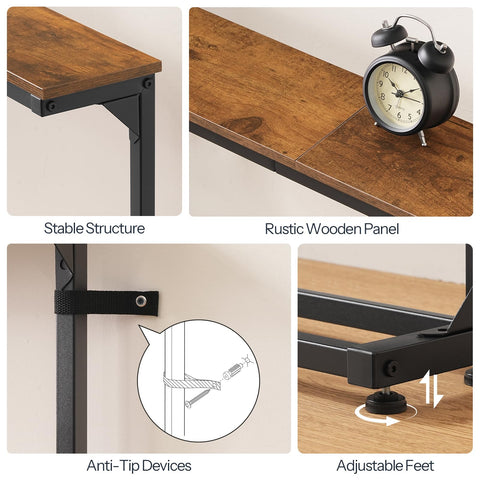 HOOBRO table with easy assembly includes clear instructions