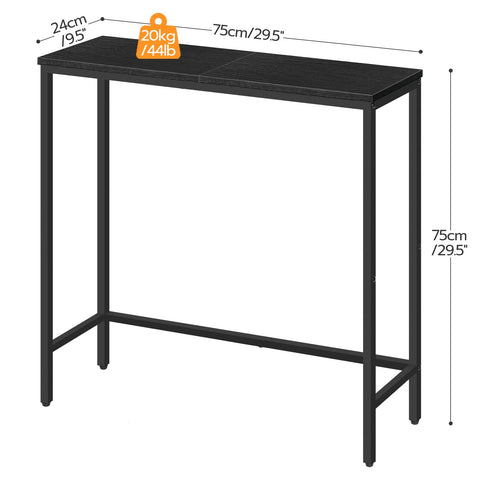 HOOBRO Narrow Console Table entryway setup near door for organization