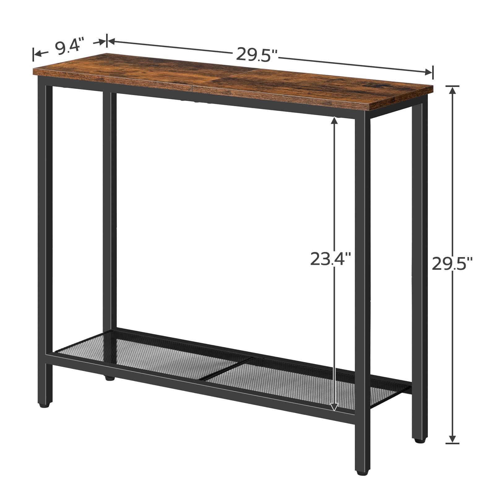 HOOBRO kitchen entry console fits narrow spaces between counters.