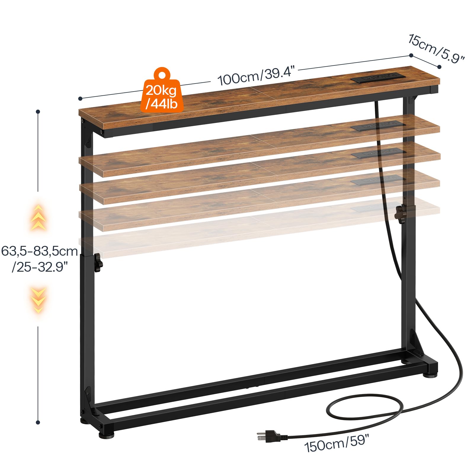 HOOBRO sturdy construction supports daily use in any room