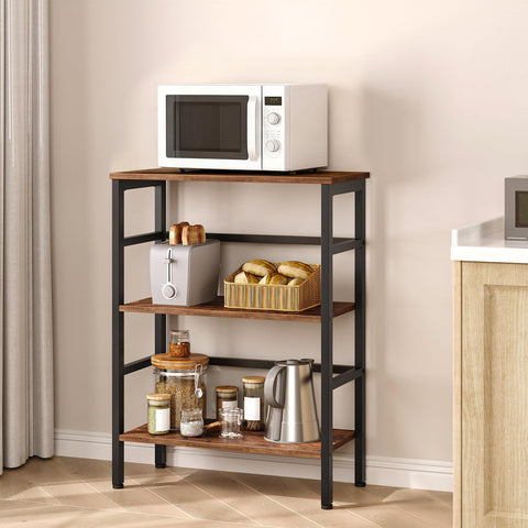 HOOBRO narrow end-table-style shelf as a compact multiuse surface.