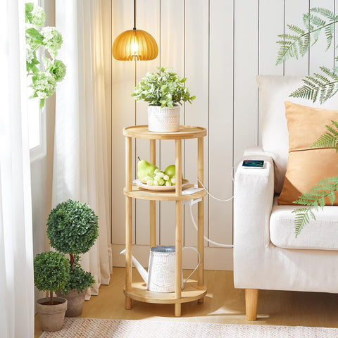 HOOBRO natural bamboo finish adds warm rustic charm