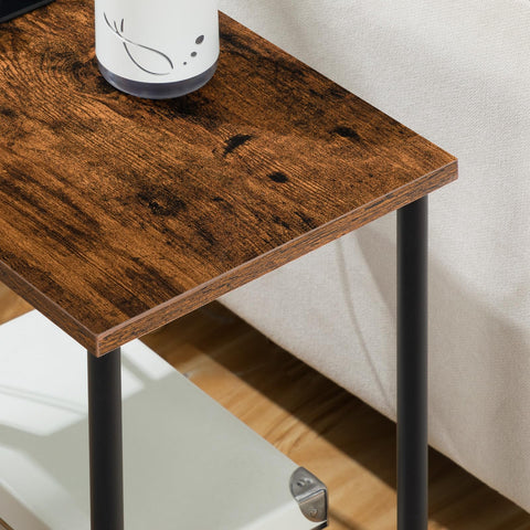 HOOBRO nightstand with built-in power strip for centralized charging.