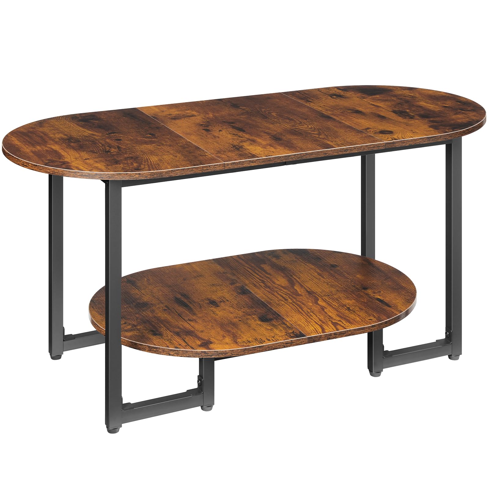 HOOBRO small oval table keeps essentials accessible while maintaining tidy surfaces.