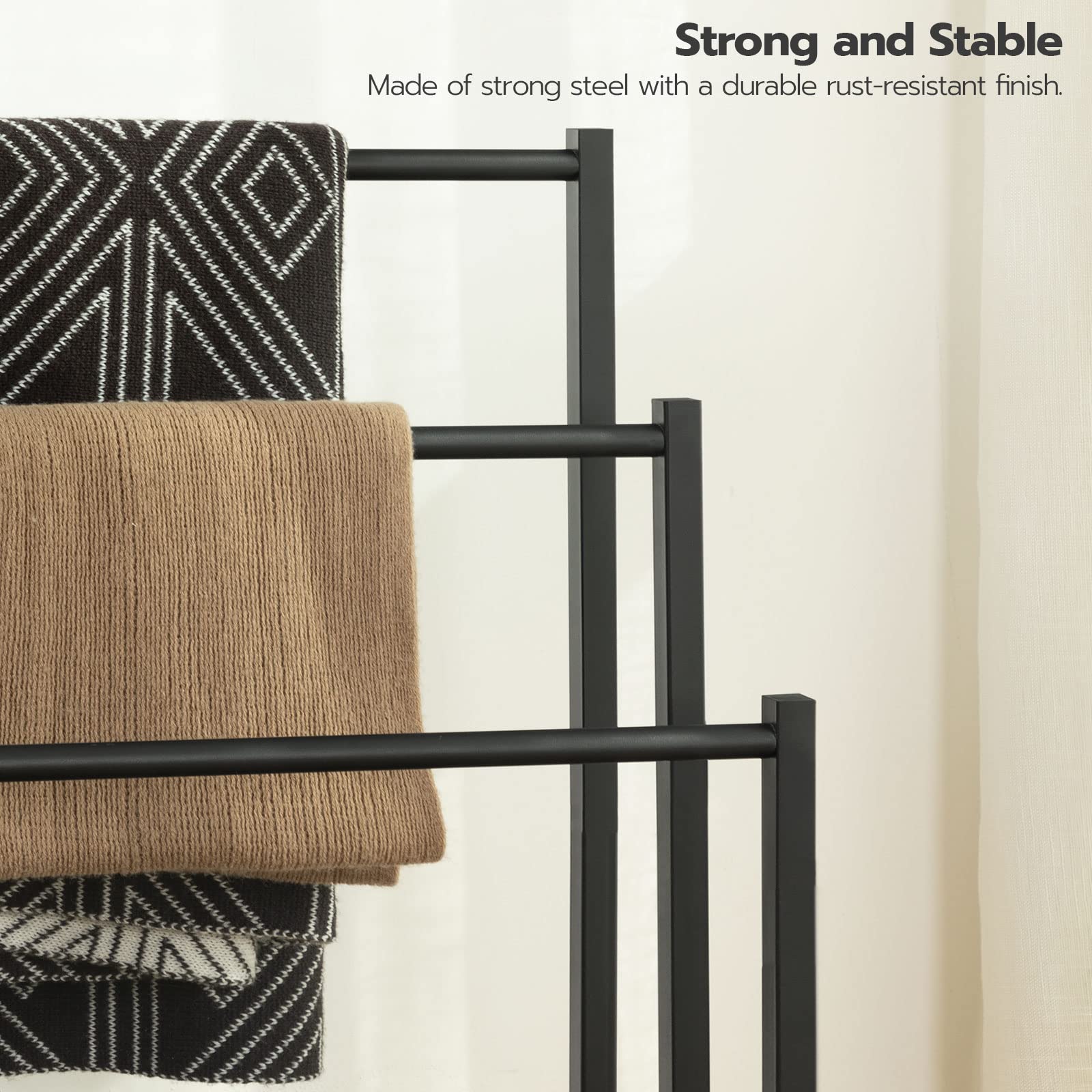 HOOBRO Rustic brown and black finish complements modern and retro-inspired spaces.