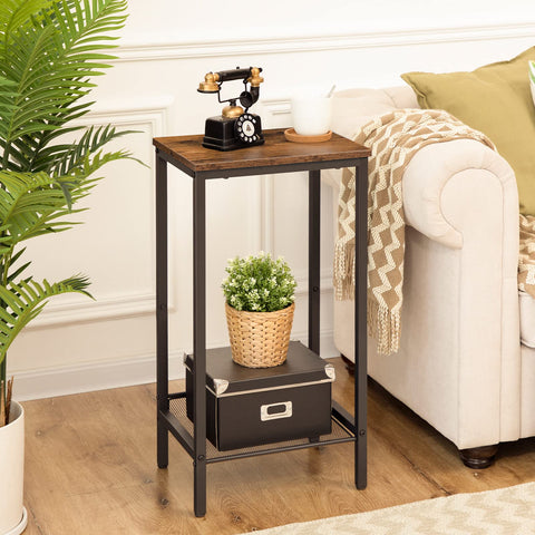 HOOBRO rustic brown and black finish adds farmhouse style