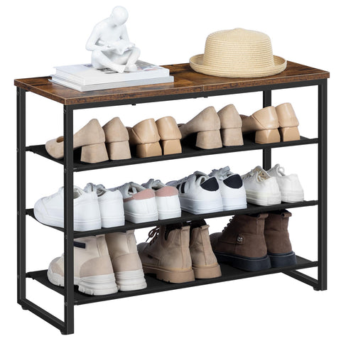 HOOBRO entryway organizer keeps shoes neatly arranged and easy to access