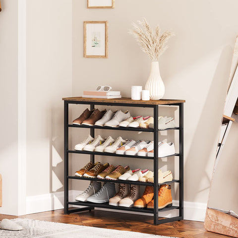 HOOBRO entryway setup demonstrates neat footwear organization at a glance.
